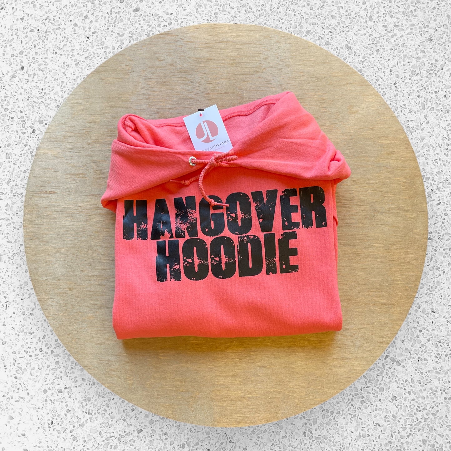 Hangover Hoodie - coral