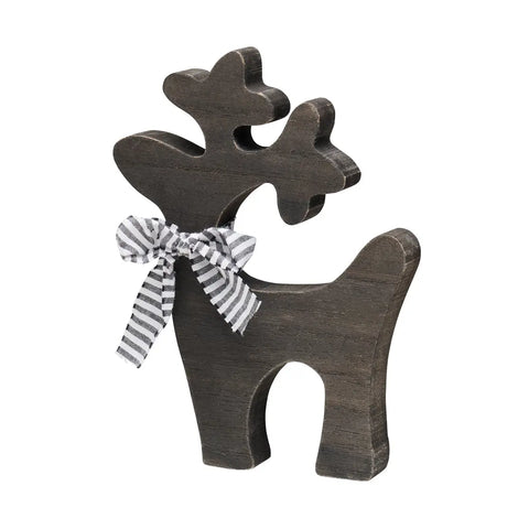 Black Washed Christmas Reindeer