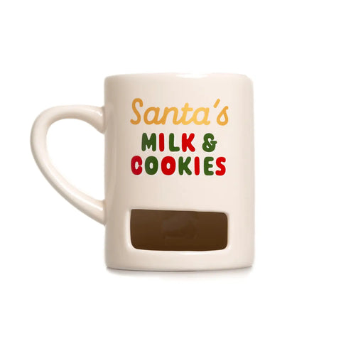 Santa’s Milk & Cookies Christmas Ceramic Mug