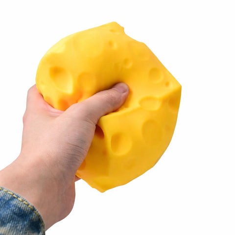 Large Slow Rising Cheese Squishy Stress Relief