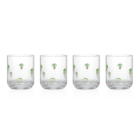 Embossed Tumbler - Green Mushroom