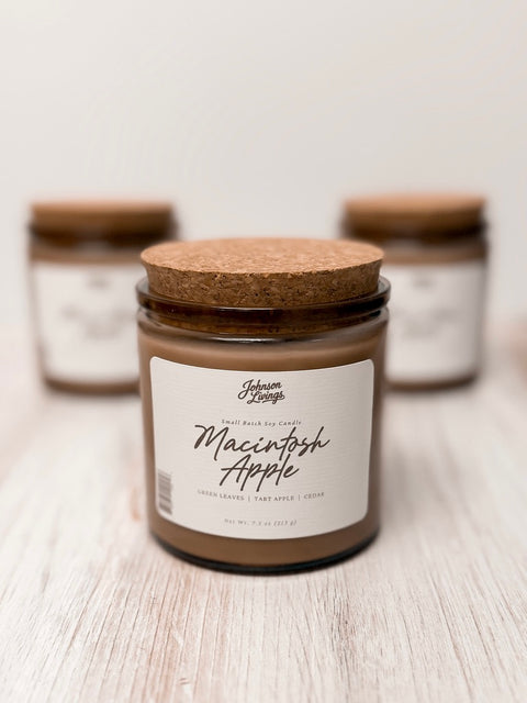 Soy Wax Candle | Macintosh Apple