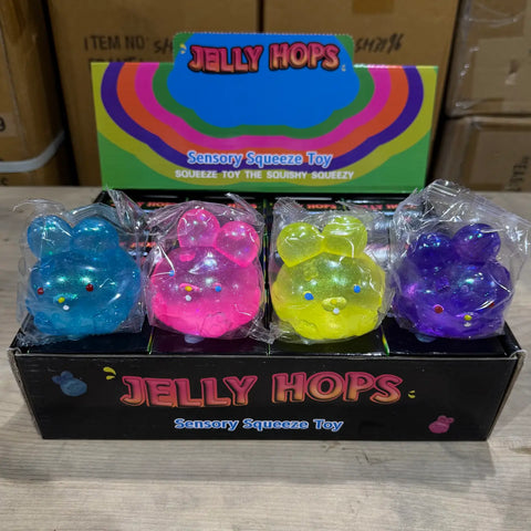 Sugar Squeeze Glitter Jelly Hops Bunny - Assorted Colors
