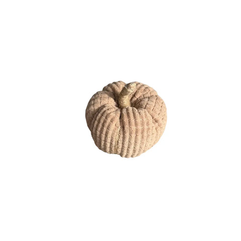 Small Brown Sugar Cross Cord Pumpkin