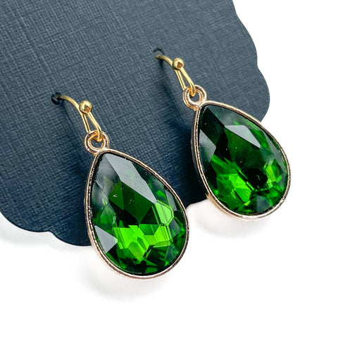 Emerald Drops Earrings