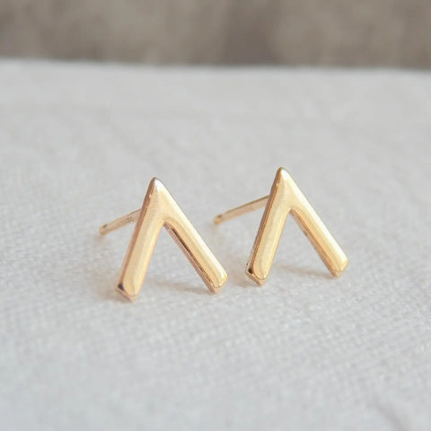 Chevron Stud Earrings