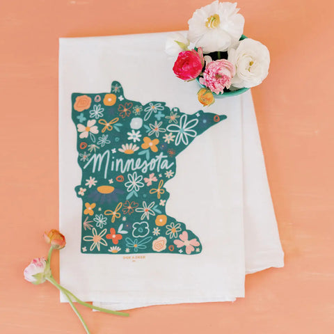 Minnesota Floral Towel