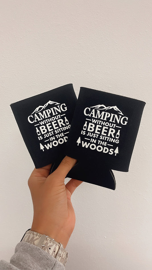 Camping Without Beer Can Sleeve