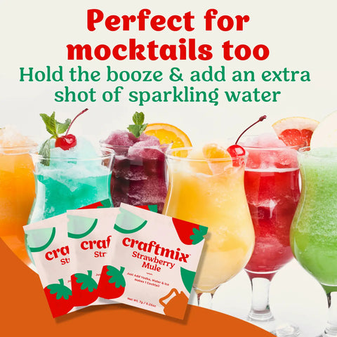 Strawberry Mule Cocktail Mixer - 12 Servings Multipack
