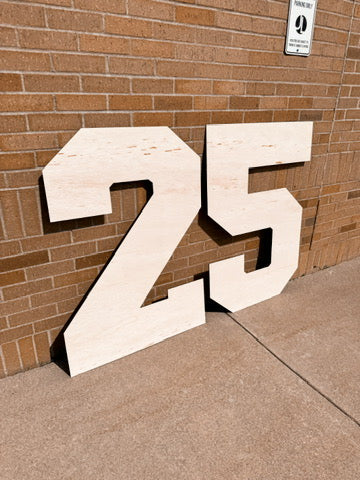 Jumbo Cutout Numbers