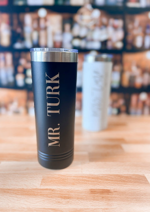 Mr and Mrs Skinny Travel Tumblers