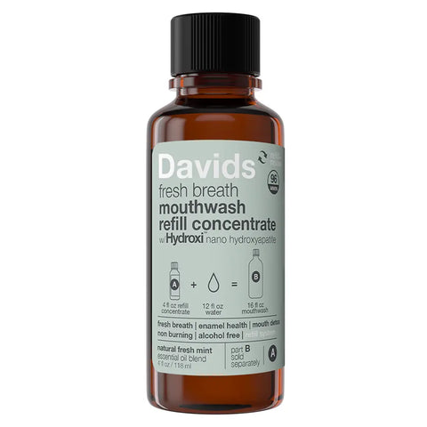 Davids Hydroxi™ Fresh Breath Mouthwash Refill Concentrate - Natural Fresh Mint