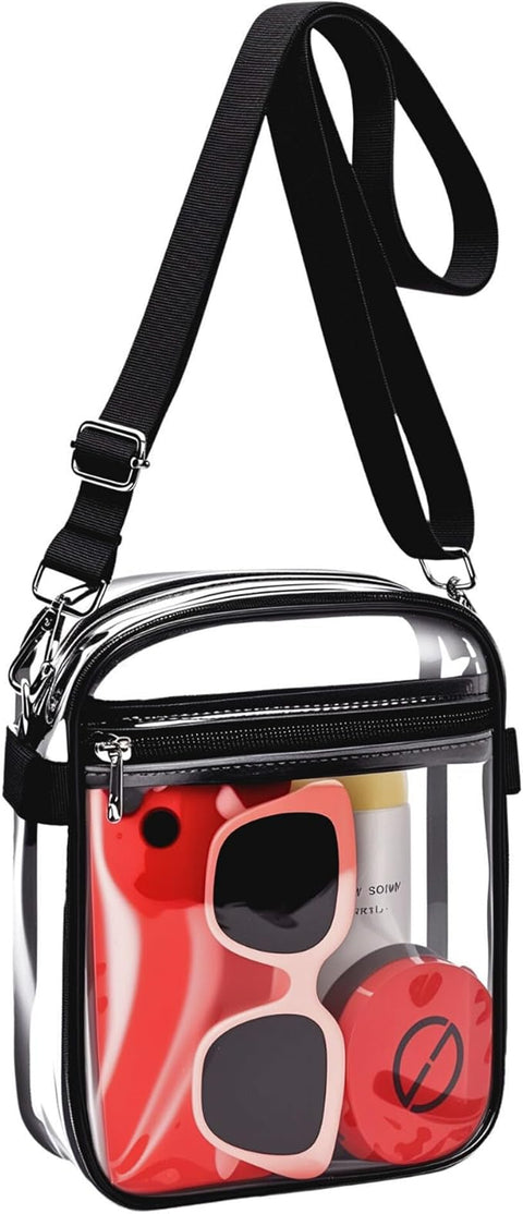 Clear Purse Stadium Approved with Adjustable Strap