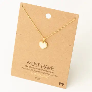 Mini Heart Pendant Necklace