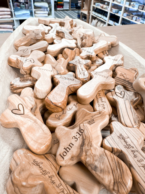 Wooden Pocket Crosses