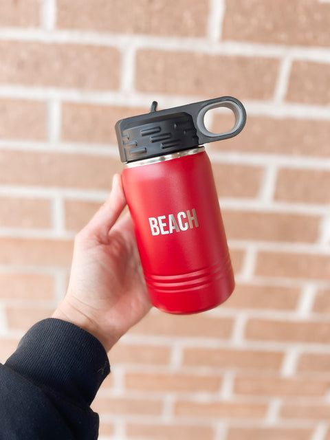 Personalized Last Name 12 oz Water Bottle