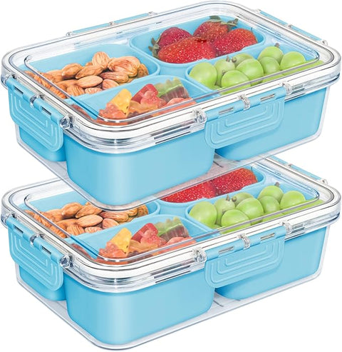 Small Portable Snackle Box - 4 compartments