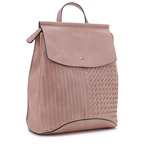 Cut Out Detail 3-way Convertible Backpack