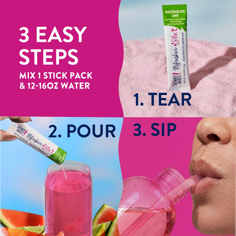 Refresher Stix Watermelon Lime 16 ct