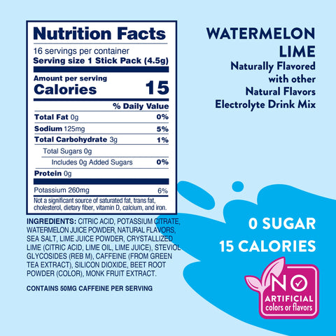 Refresher Stix Watermelon Lime 16 ct