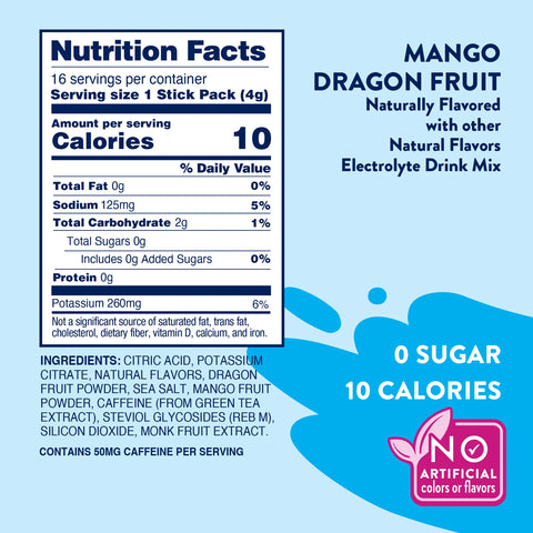 Refresher Stix Mango Dragon Fruit 16 ct