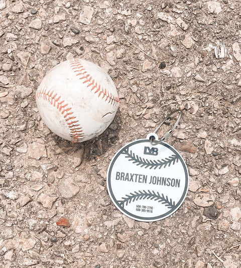 Baseball / Softball Bag Tag