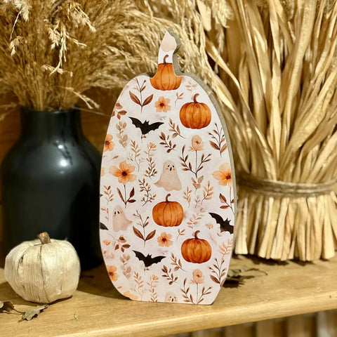 Spooky Night Tall Pumpkin