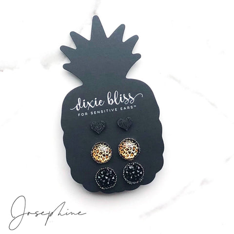 Josephine 3 Pack Stud Earrings