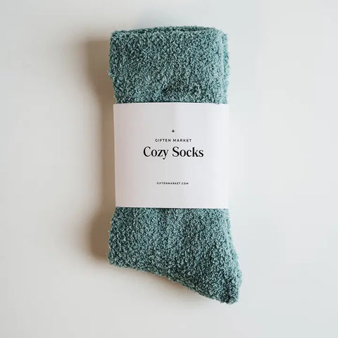 Cozy Cloud Socks - Charcoal - Warm & Soft