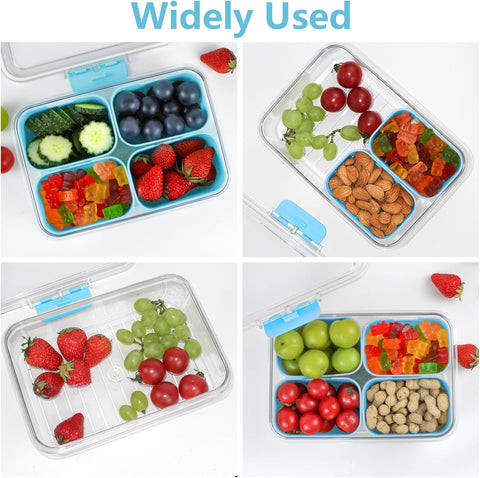 Small Portable Snackle Box - 4 compartments