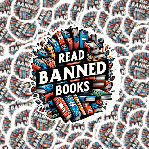 Read Banned Books Sticker