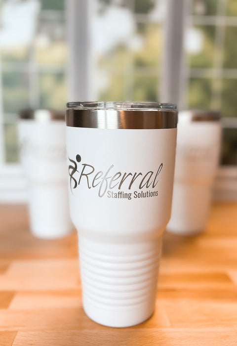 Custom Logo 30 Ounce Travel Tumbler