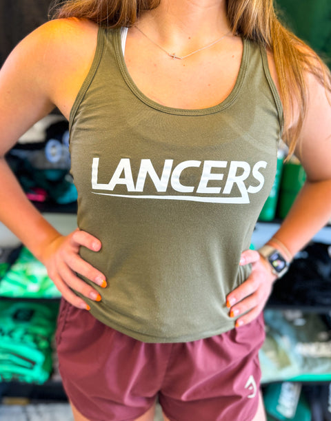 Military Green Lancer Tank Top