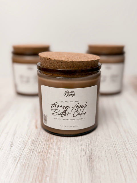 Soy Wax Candle | Gooey Apple Butter Cake