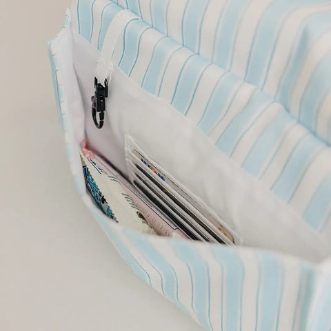 Brixley Lunch Box - Blue Stripe