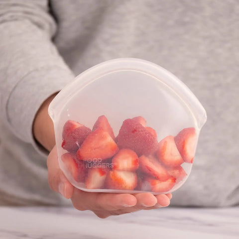 Reusable Silicone Storage Bag – Clear (400ml)