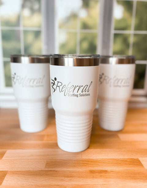 Custom Logo 30 Ounce Travel Tumbler