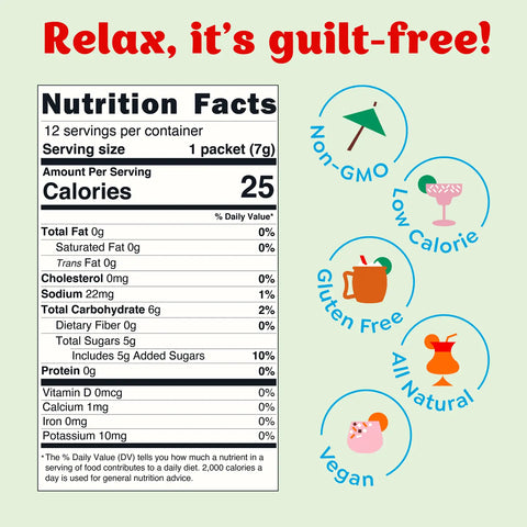 Strawberry Mule Cocktail Mixer - 12 Servings Multipack