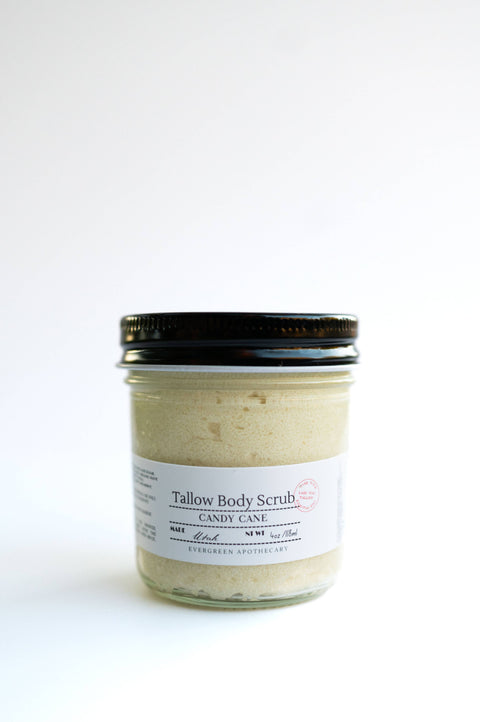 Tallow Sugar Scrub, made with Lady May Tallow, 6oz