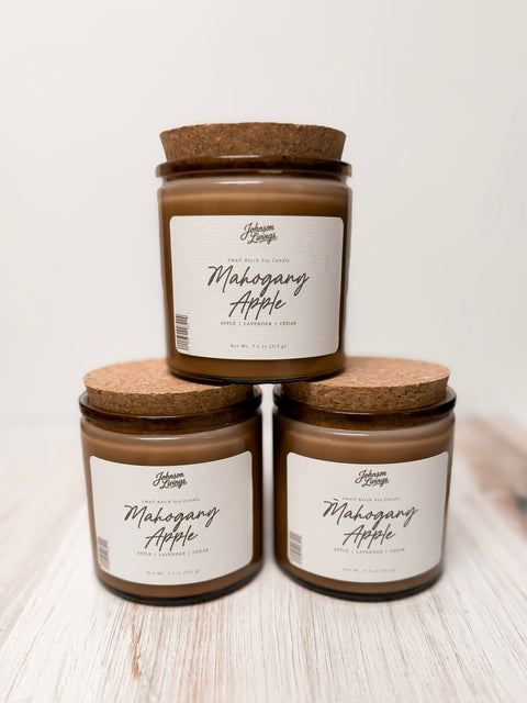 Soy Wax Candle | Mahogany Apple