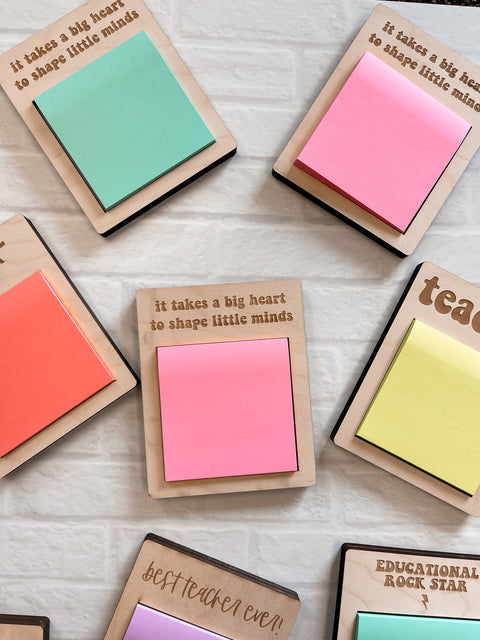 Teacher Sticky Note Holder