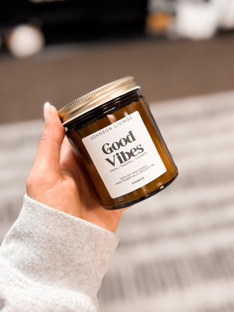 Soy Wax Candle | Good Vibes