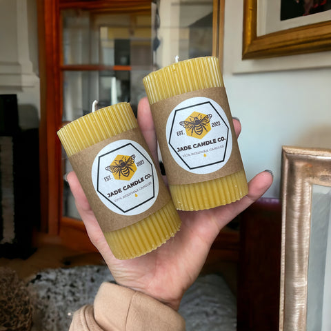 Jade Candle Co. Beeswax Candles