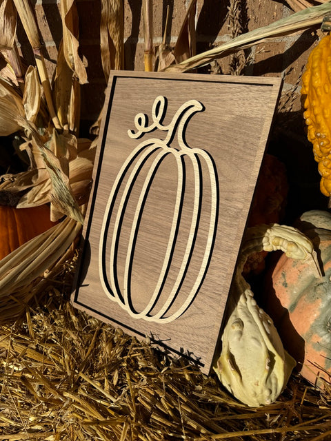 Skinny Framed Pumpkin