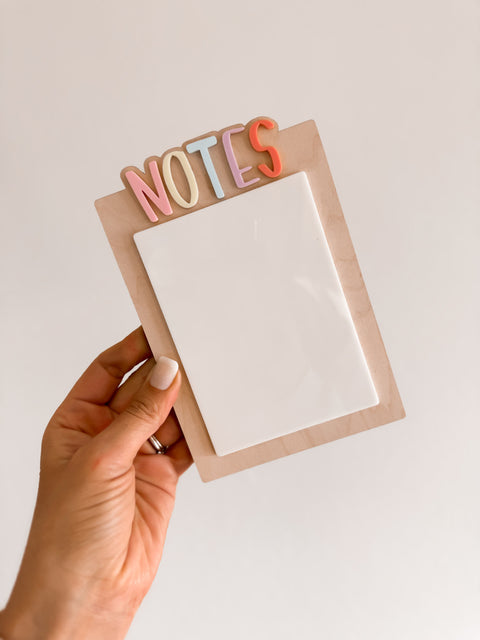 NOTES Dry Erase Board
