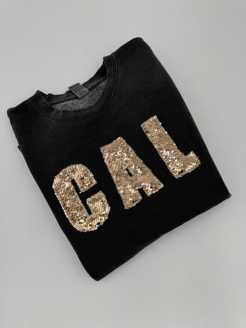 CAL Sequins Embroidered Crewneck