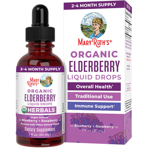 Organic Elderberry Liquid Drops