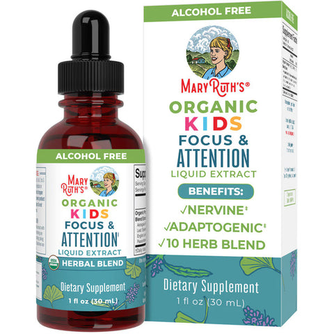 Organic Kids Focus & Attention  Liquid Drops