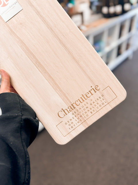 Charcuterie: Generation Raised on Lunchables Cutting Board