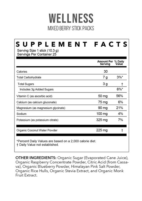 Mixed Berry Electrolytes | 25 Serving Stick Pack